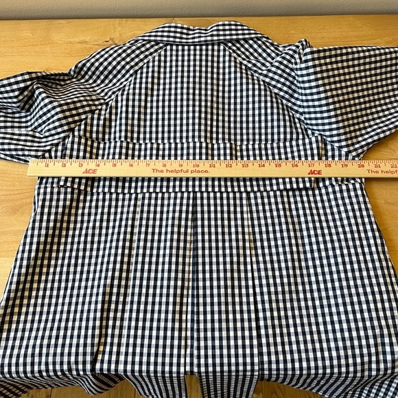 RAVEL TOP M GINGHAM CHECK FIT & FLARE TUNIC COTTON BLD CLASSIC CASUAL ELEGANCE - Picture 7 of 13